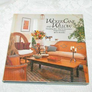Wicker Cane and Willow Home Decorating Used Book Cottagecore
